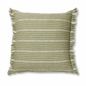 Nixon Green Stripe Cushion 50cm Cushions for home decor deals