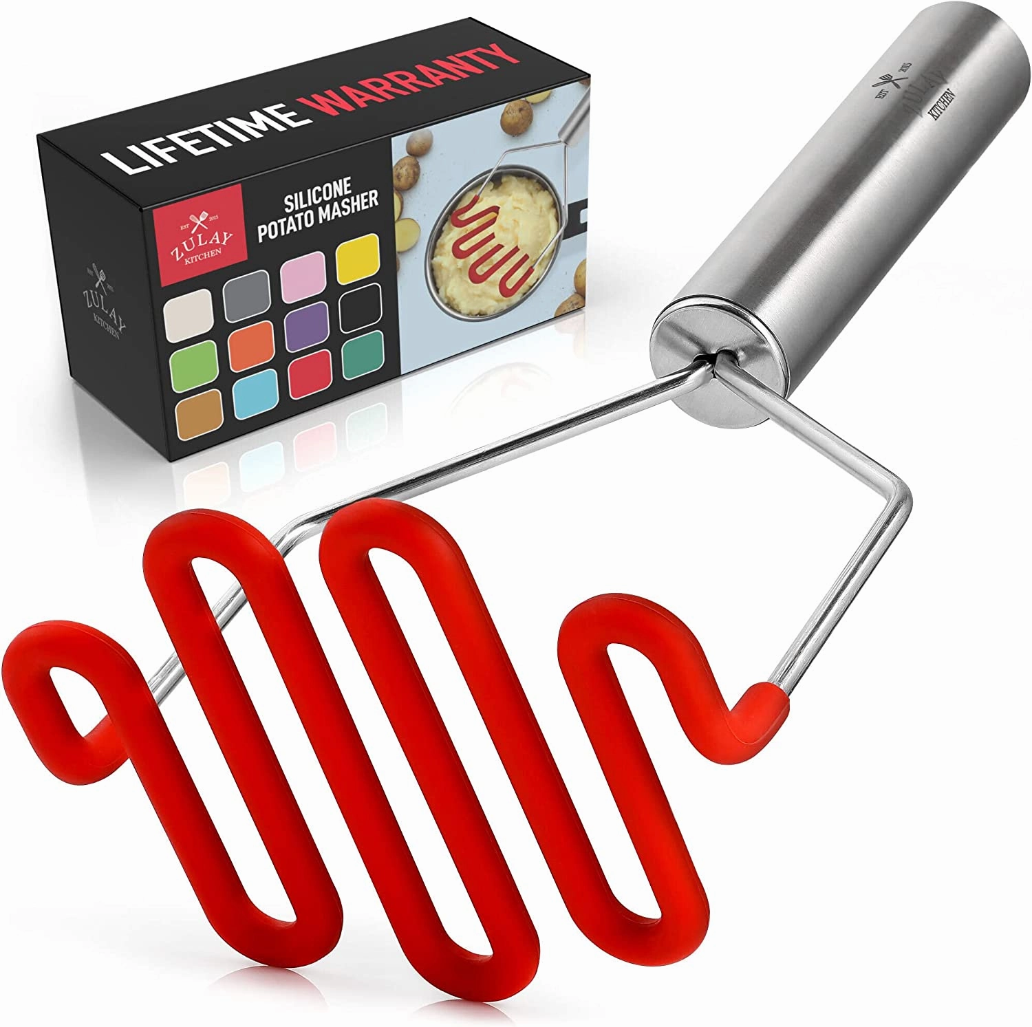 Non-Scratch Potato Masher Kitchen Tool