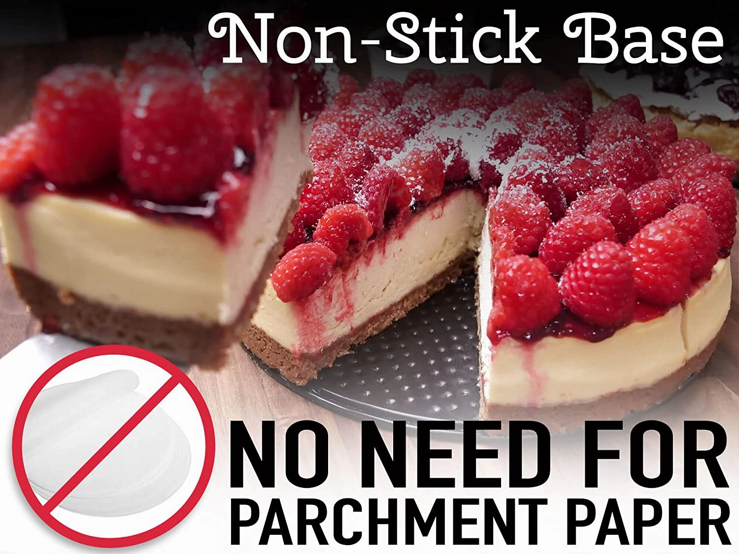 Nonstick Cheesecake Pan with Removable Bottom (7 Inches)