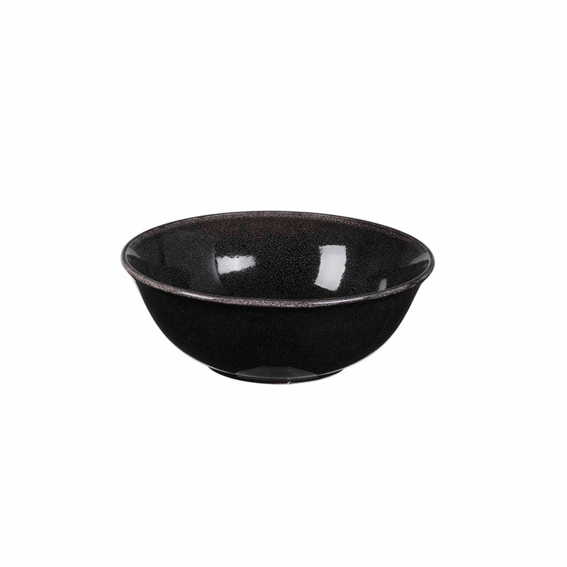 Nordic Coal Budda Bowl D21xm, Black Serving Bowls Entertaining Set