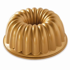 Nordic Ware Cast Aluminum Elegant Party Bundt Pan, Gold Bakeware online promo
