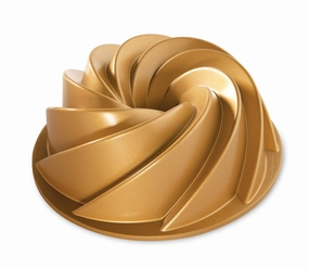 Nordic Ware Cast Aluminum Heritage Bundt Pan, Gold Bakeware online promo