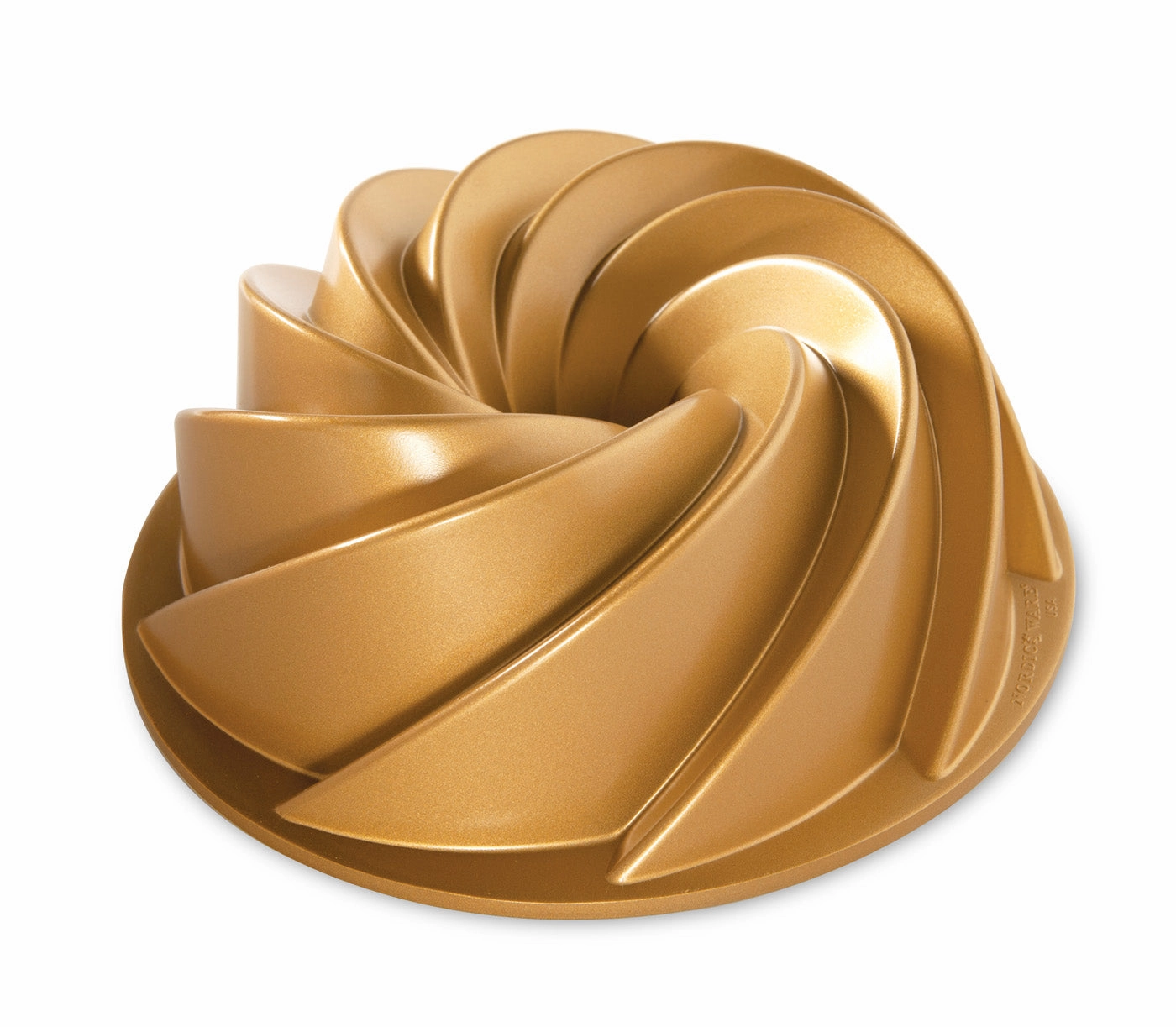Nordic Ware Cast Aluminum Heritage Bundt Pan, Gold Bakeware online promo