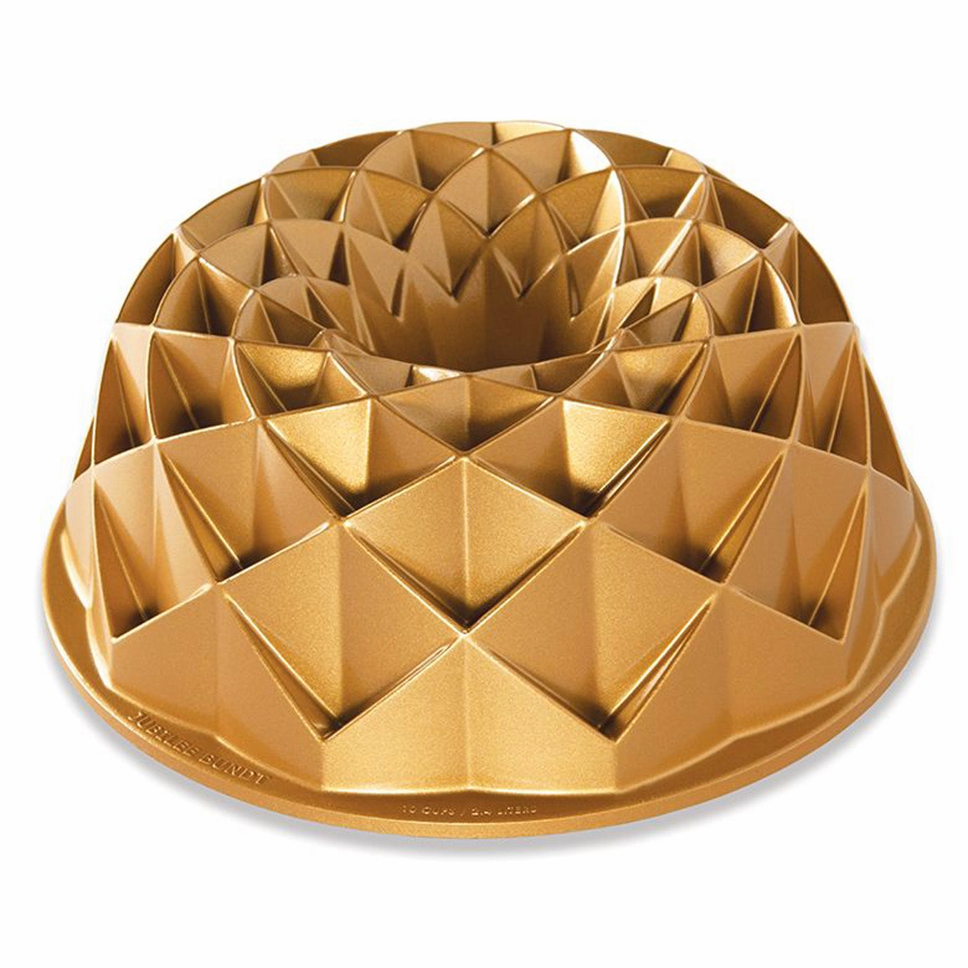 Nordic Ware Cast Aluminum Jubilee Bundt Pan, Gold Bakeware online promo