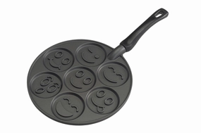 Nordic Ware Cast Aluminum Smiley Face Pancake Pan Cookware holiday sale