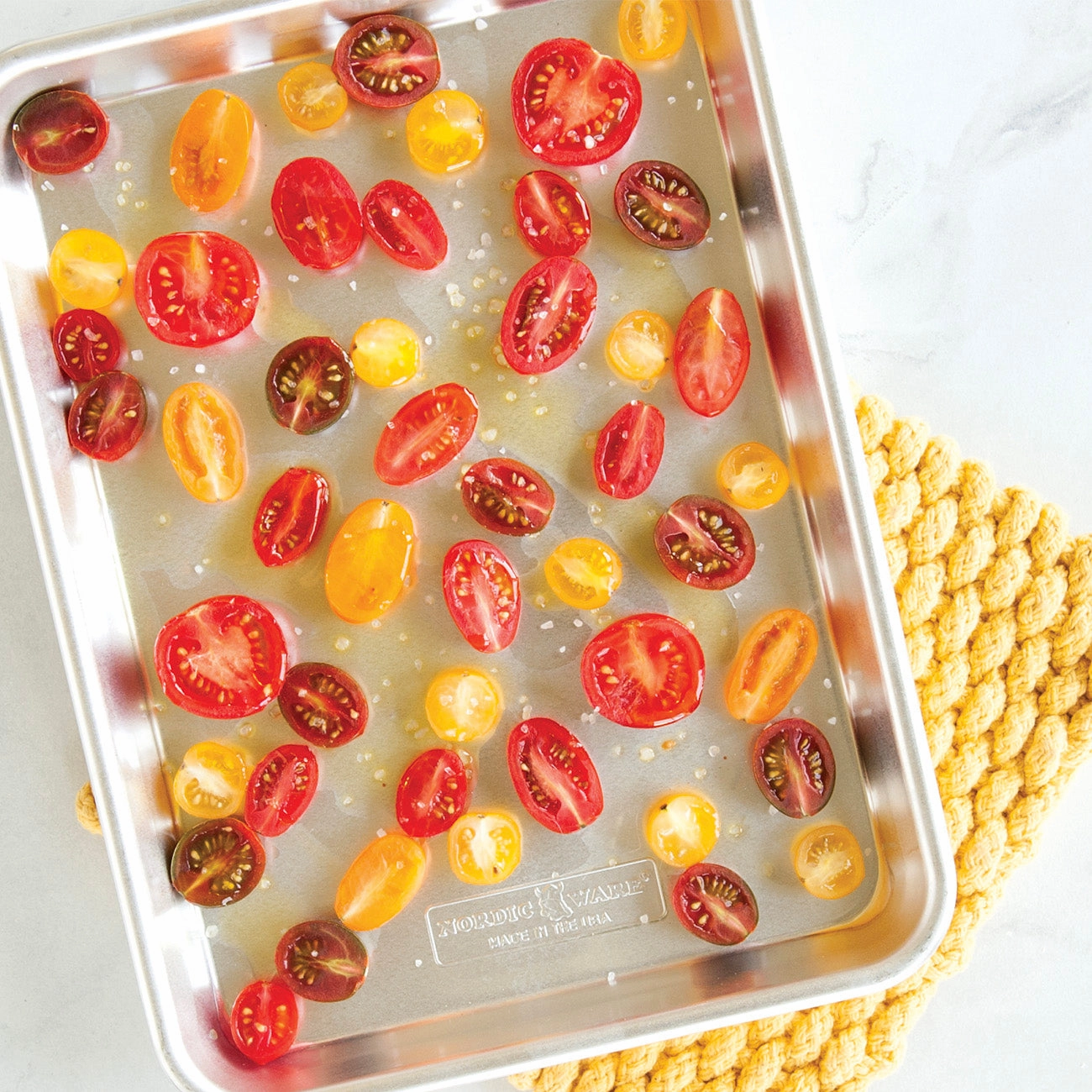 Nordic Ware Naturals Aluminum Bakeware Quarter Sheet Pan