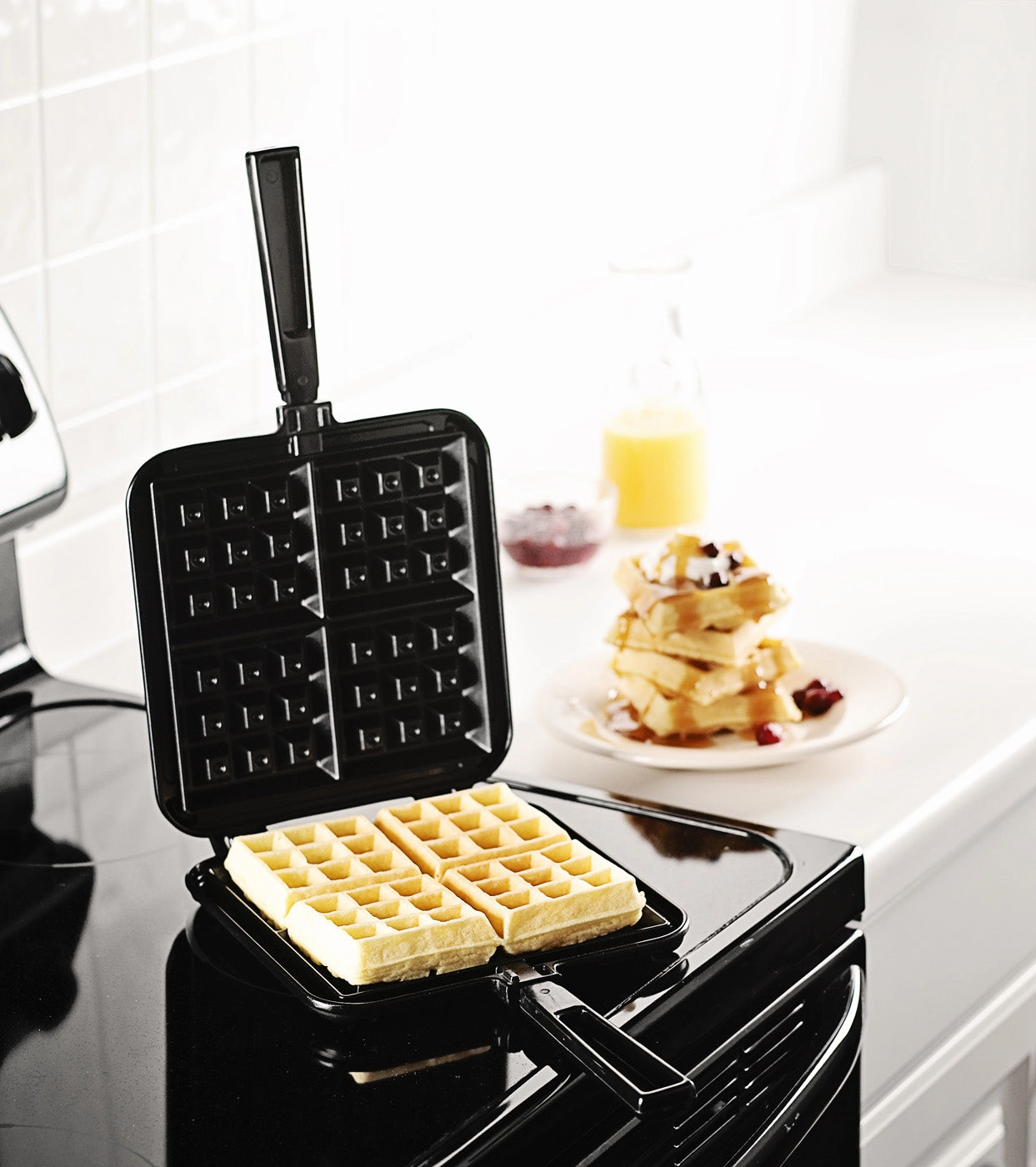 Nordic Ware Original Cast Aluminum Stovetop Belgian Waffle Maker