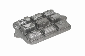 Nordic Ware Pro Cast Aluminum Train Cake Pan Bakeware online promo