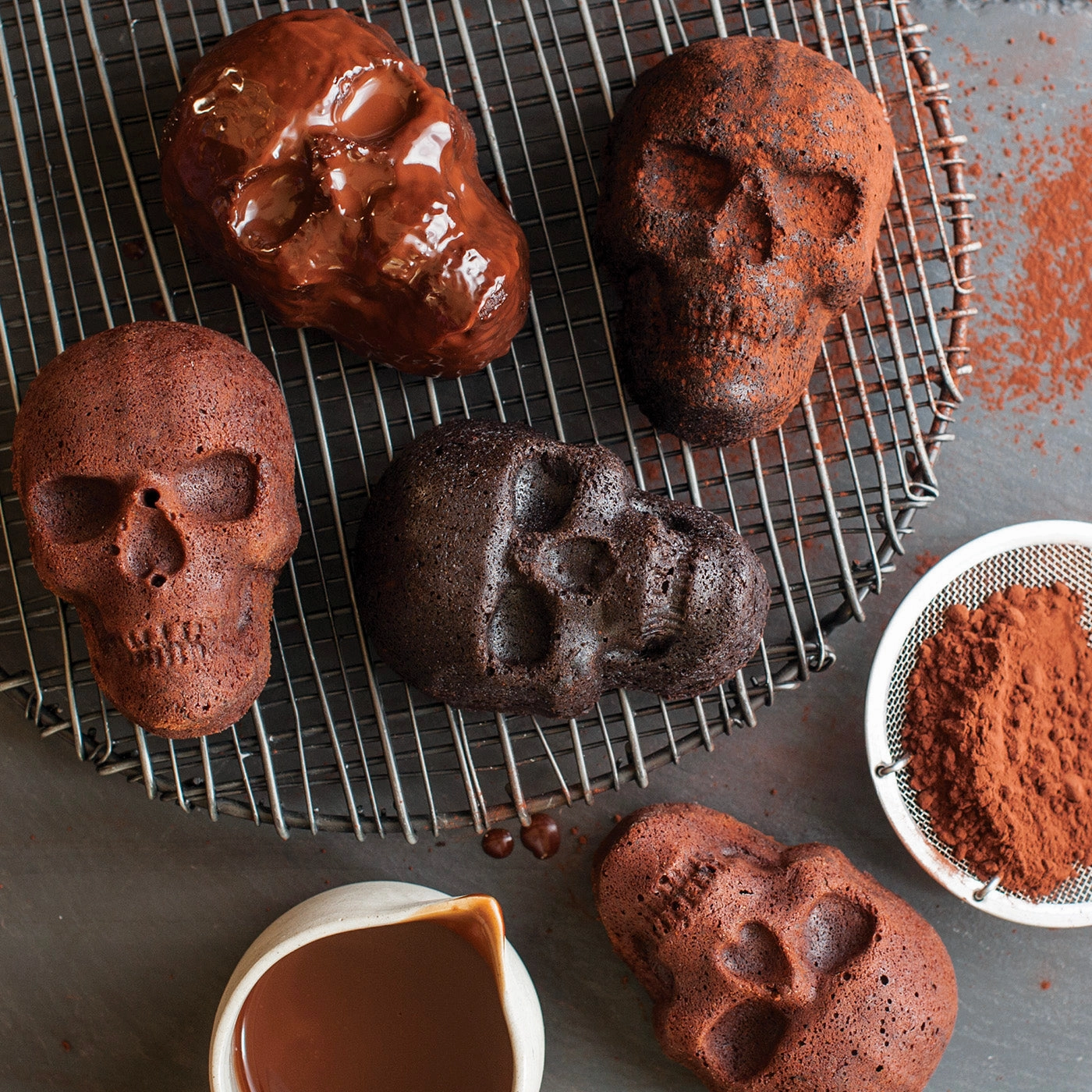 Nordic Ware Skull Cakelet Pan