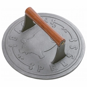 Norpro 1401 9 in. Round Cast Iron Grill Press Cookware holiday sale