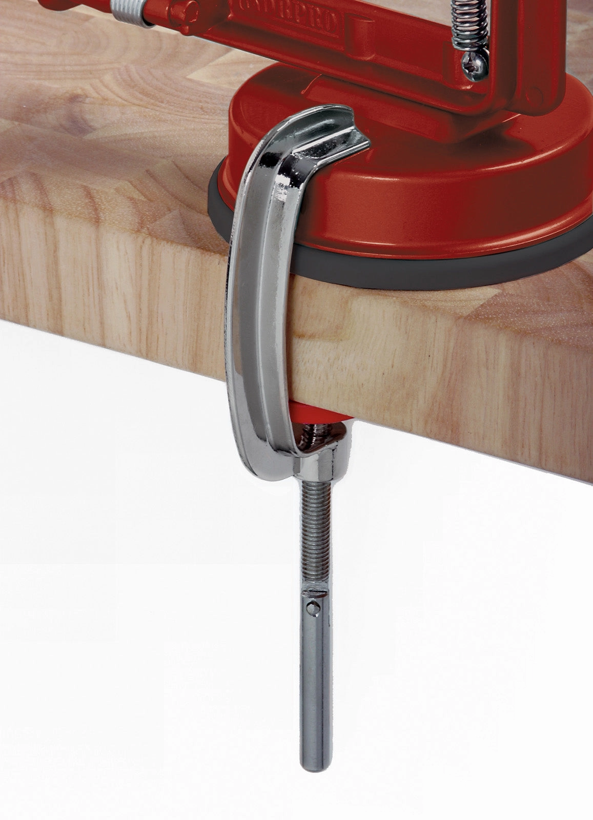 Norpro Apple-Master Parer, Slicer & Corer With Vacuum Base and Clamp for Rough Surfaces, Gray