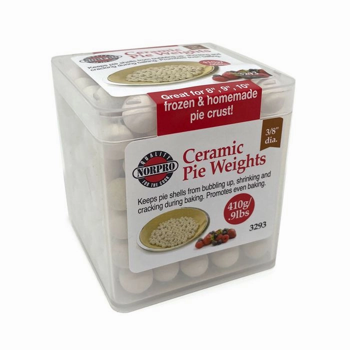 Norpro Ceramic Pie Weights with Storage Case Bakeware kitchen sale