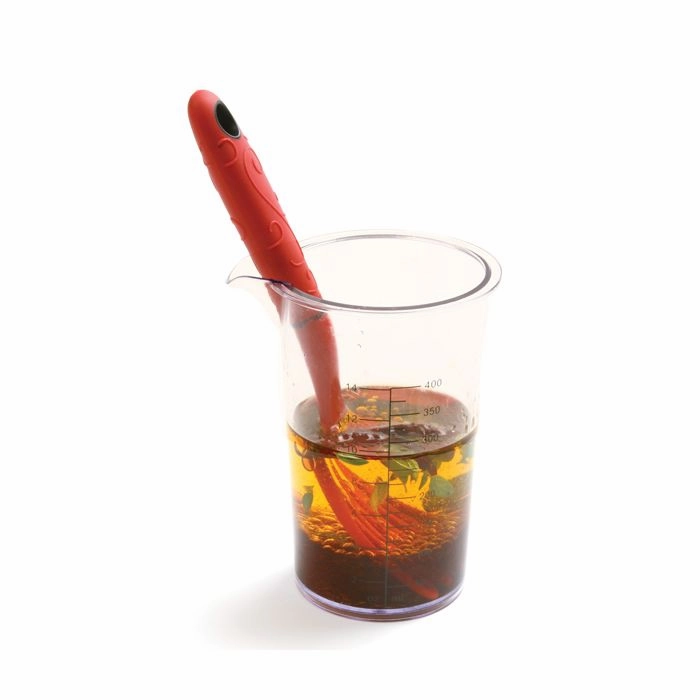 Norpro Grip-EZ Fiskie Fork and Whisk Combo Kitchen Tool, Red