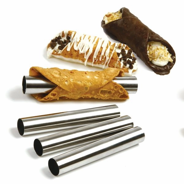Norpro Stainless Steel Cannoli Forms, 5.75-Inch, Set of 4