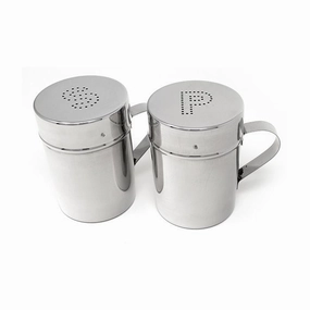 Norpro Stainless Steel Salt and Pepper Shaker Set with Covers Cooking Tools & Accessories outlet tools