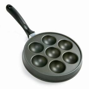 Norpro Stuffed Aebleskiver Pancake Pan with 2.25-Inch Cavities Cookware hot cookware outlet