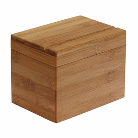 Oceanstar Bamboo Recipe Box with Divider Cooking Tools & Accessories mega discount