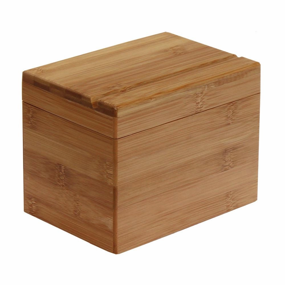 Oceanstar Bamboo Recipe Box with Divider Cooking Tools & Accessories mega discount