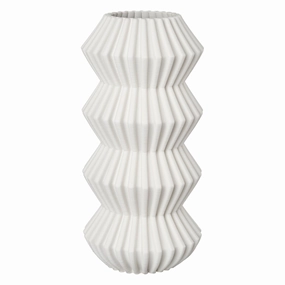 Odelle Ceramic Bisque Segment Vase Lge Cheap Vases for home