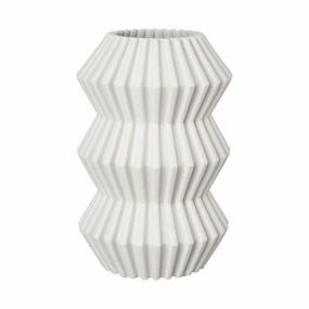 Odelle Ceramic Bisque Segment Vase Sml Cheap Vases for home