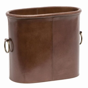 Ogden Tobacco Leather Magazine Holder Decorative Baskets clearance deals