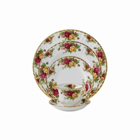 Old Country Roses 5 Piece Set Dinnerware bulk buy offers