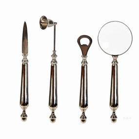 Old Modern Handicrafts AK044 Magnifier&#44; Letter & Bottle Opener & Candle Snuffer - Set of 4 Cooking Tools & Accessories clearance kits