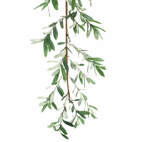 Olive Leaf Garland 5.5'L Polyester Faux Florals cheap bouquet decor
