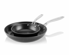 Onyx Collection - 8 and 12 Inch Frying Pan Set Cookware holiday sale