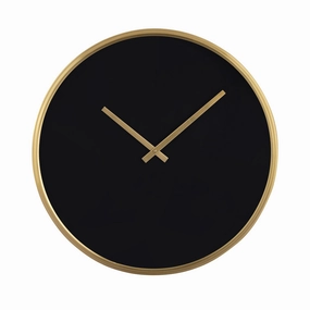 Onyx Wall Clock Black Wall Clocks Timeless Sale