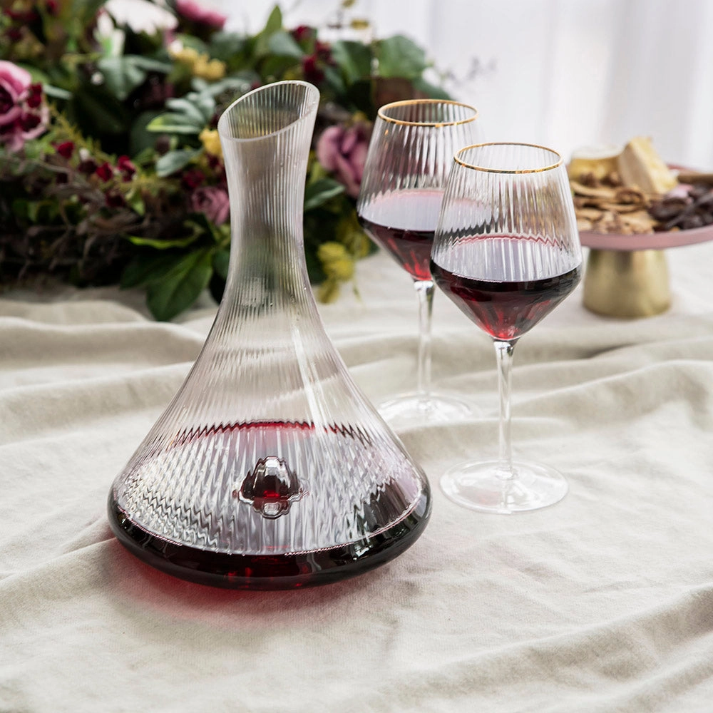 Optic Wine Glass with Gold Rim Glassware clearance picks