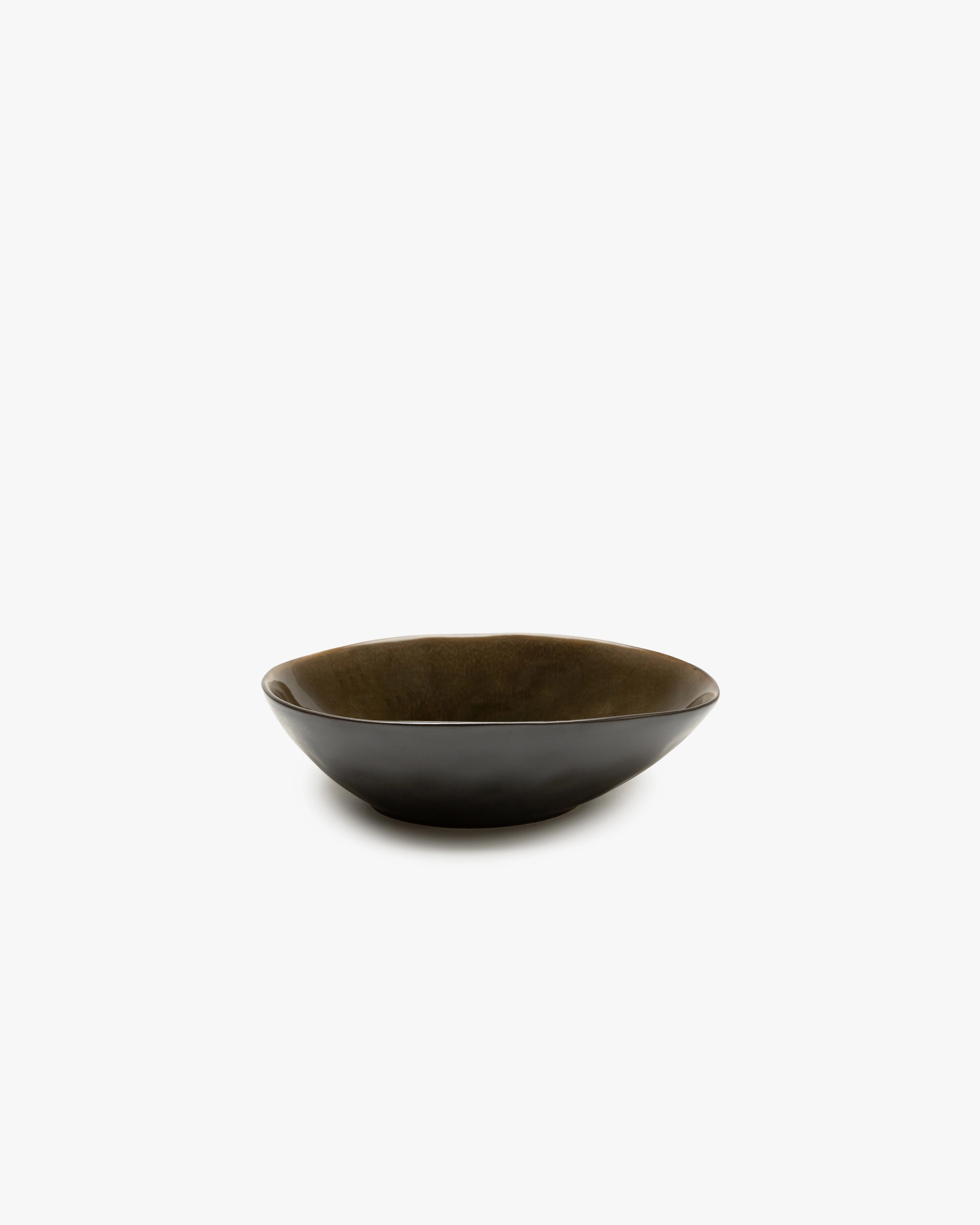 Oval bowl L gray Pure Dinnerware tableware outlet
