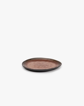Oval plate M brown Pure Dinnerware tableware outlet