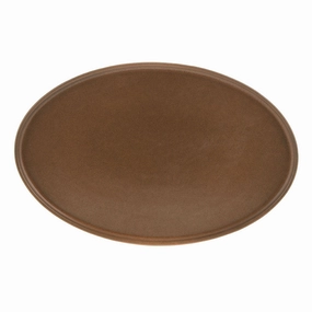 Oval Platter Stoneware Straight Leather Serveware clearance shop
