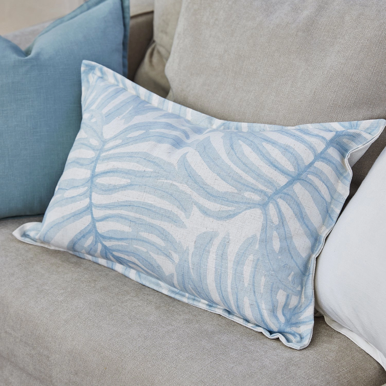 Pacific Light Blue Cushion 40x60cm