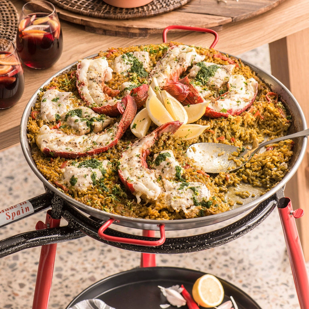 Paella Set - Gas Ring & Steel Paella Pan
