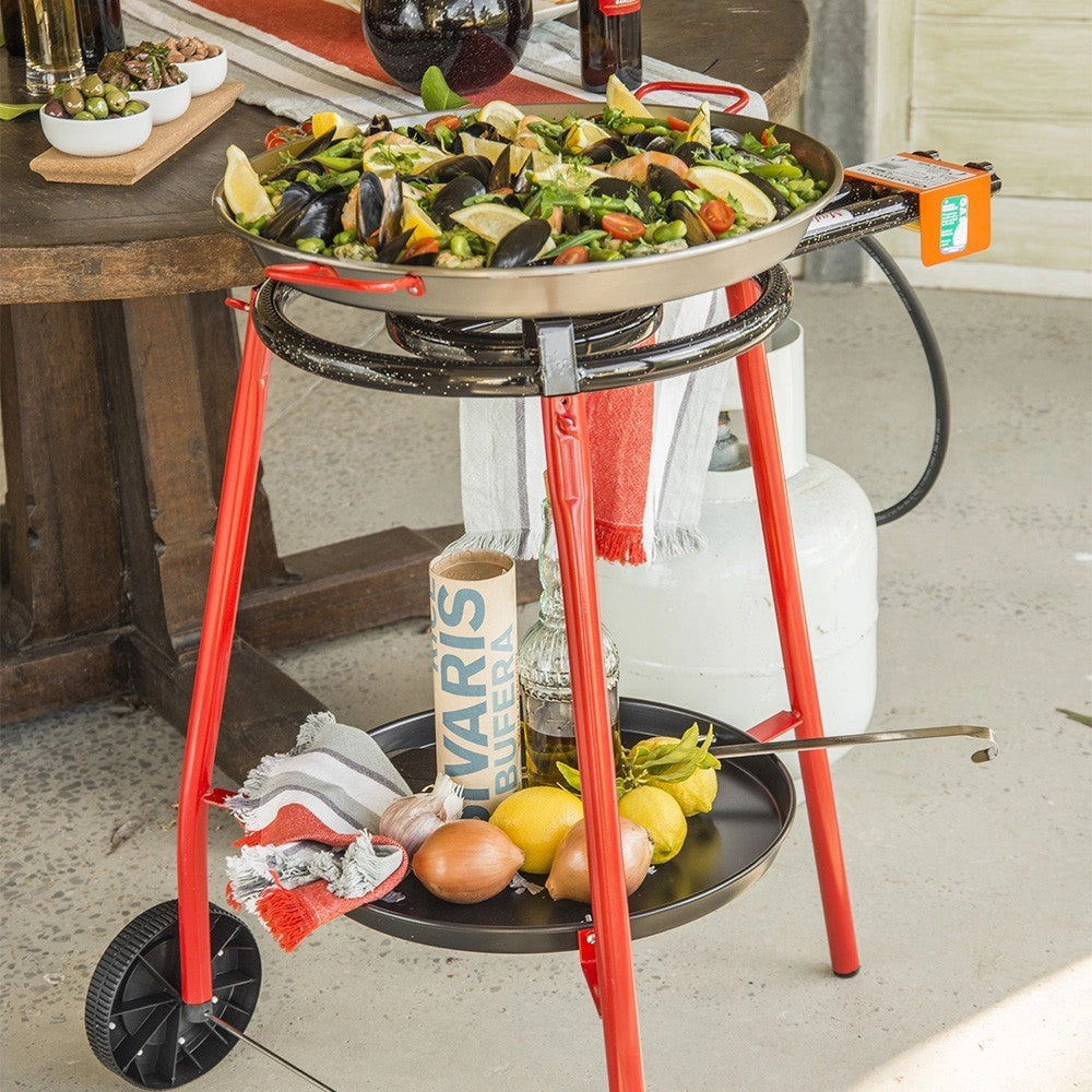 Paella Set - Gas Ring & Steel Paella Pan