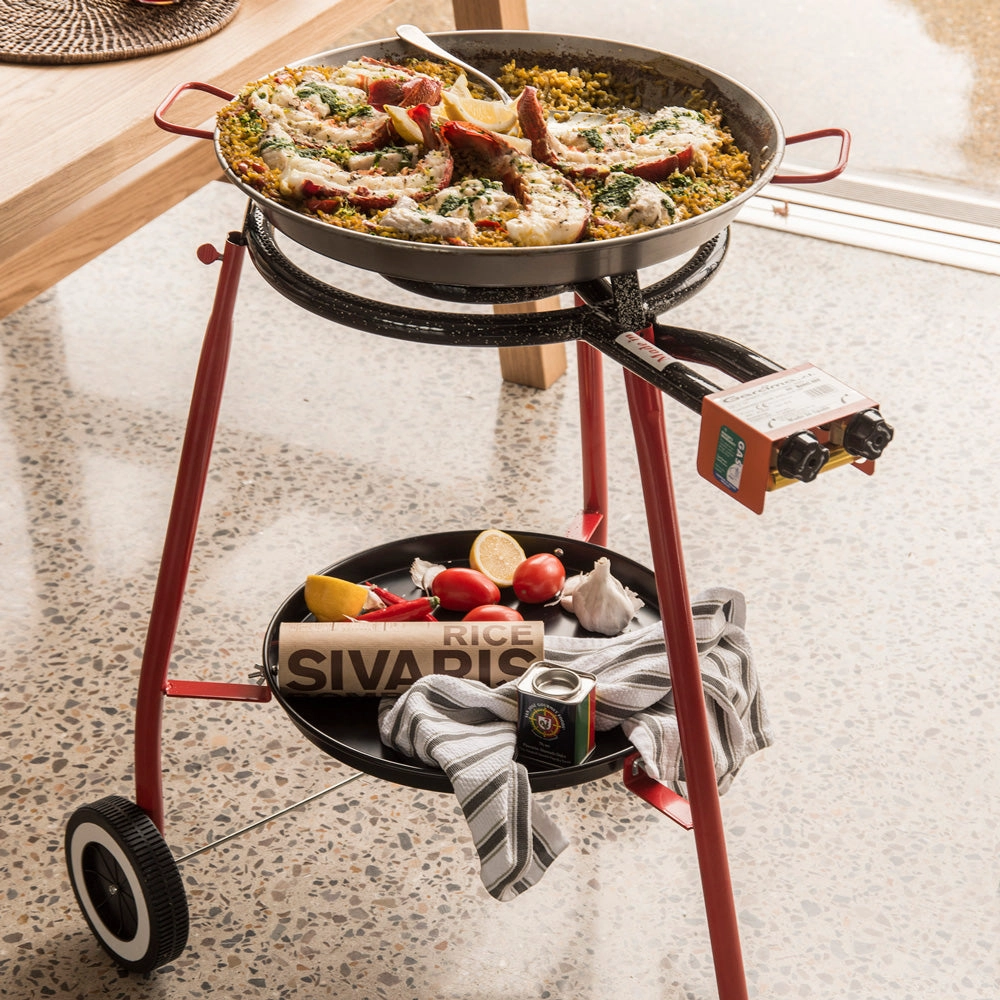 Paella Set - Gas Ring & Steel Paella Pan