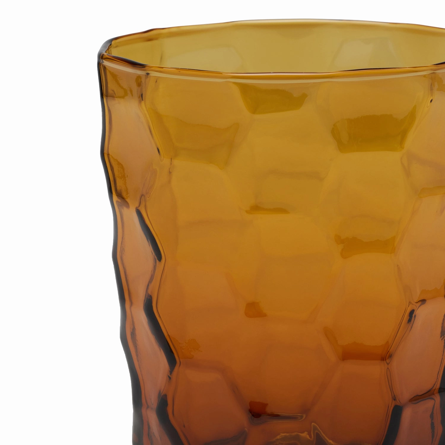 Paige Amber Tumbler Glasses Set/6