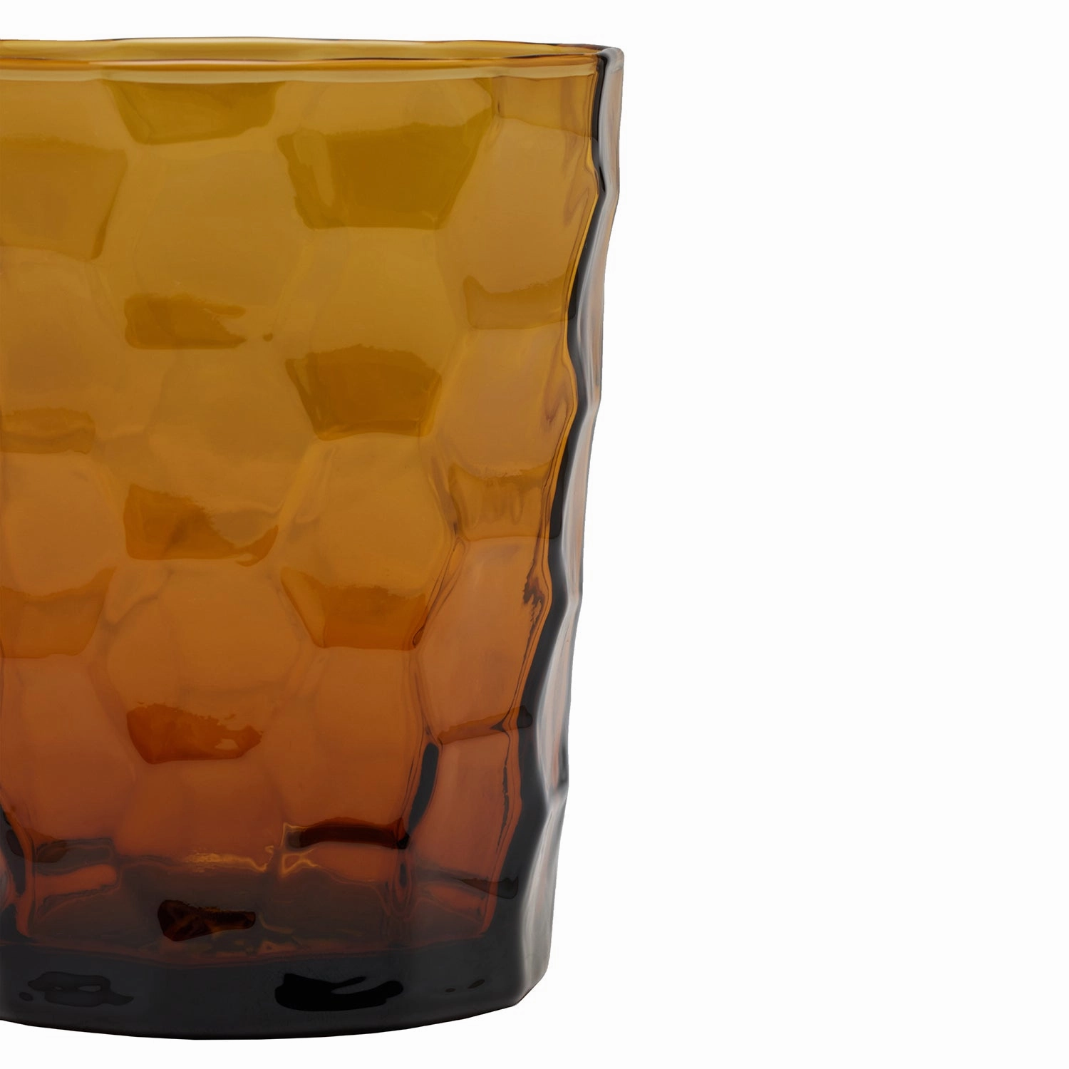 Paige Amber Tumbler Glasses Set/6
