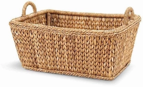 Palm Leaf Euro Market Basket Decorative Baskets clearance deals