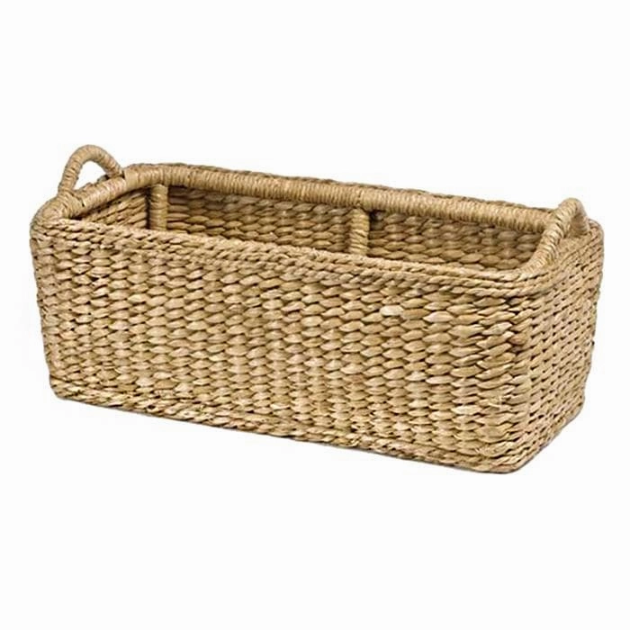 Palm Leaf Hearth Basket Decorative Baskets clearance deals