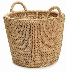 Palm Sweater Weave Log Basket Decorative Baskets clearance deals