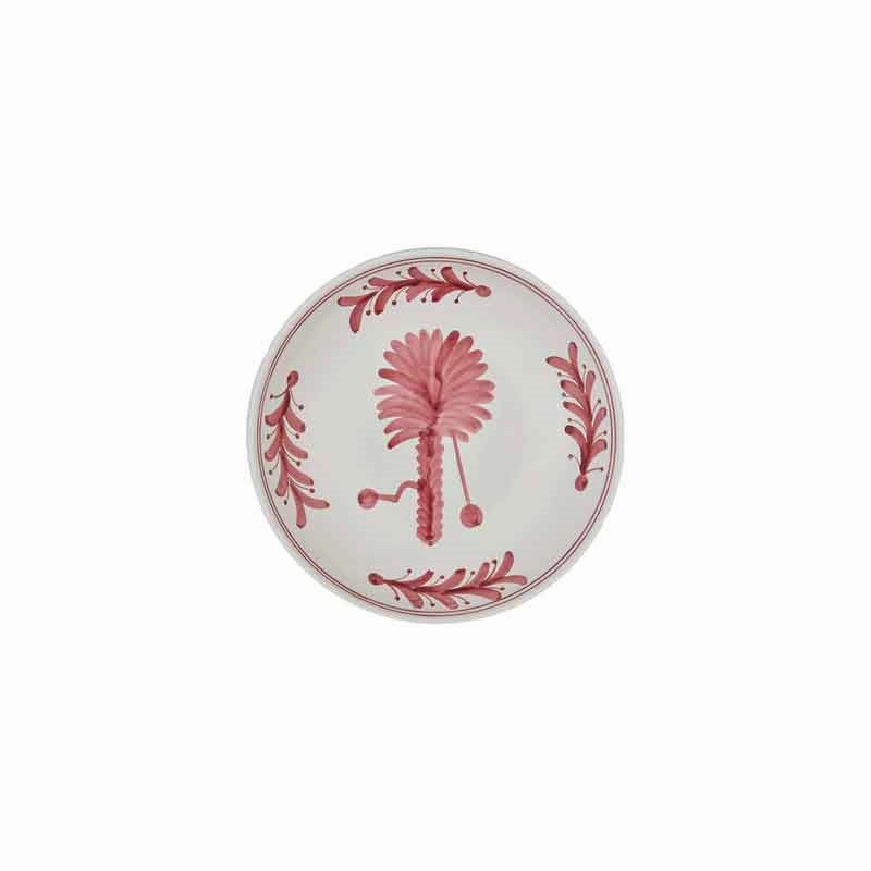 Palm Tree Bowl, Shallow, 24cm, Pink Bowls dinnerware special