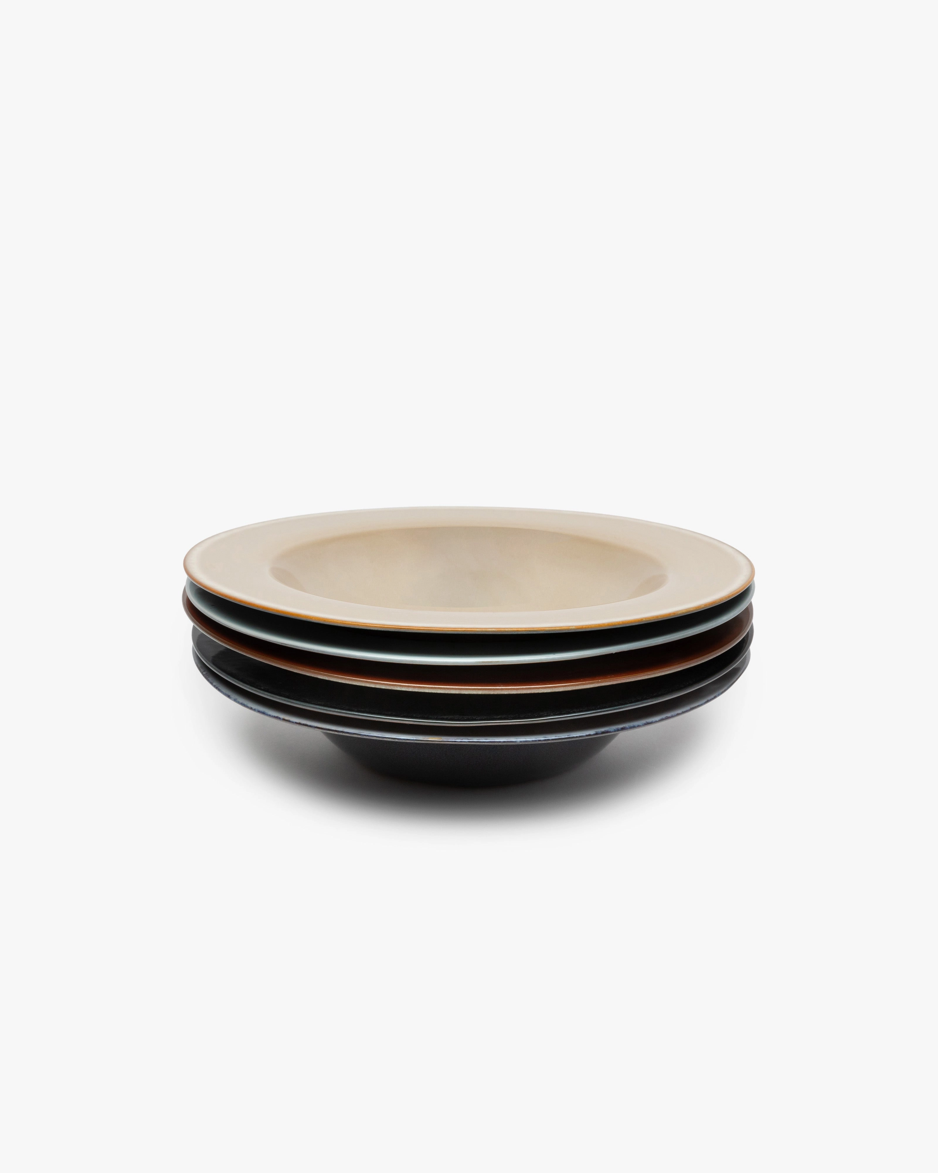 Pasta plate L dark blue/rust Terres de rves