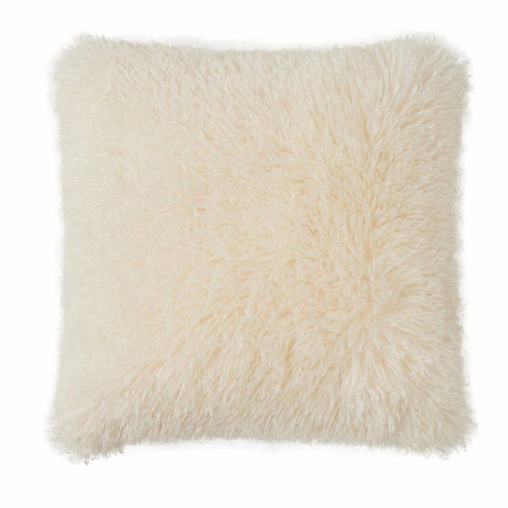 Pelaje Faux Fur Cushion 50x50cm Ivory Cushions for home decor deals