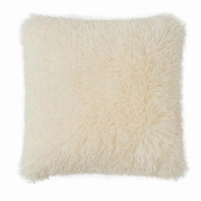 Pelaje Faux Fur Cushion 50x50cm Ivory Cushions for home decor deals