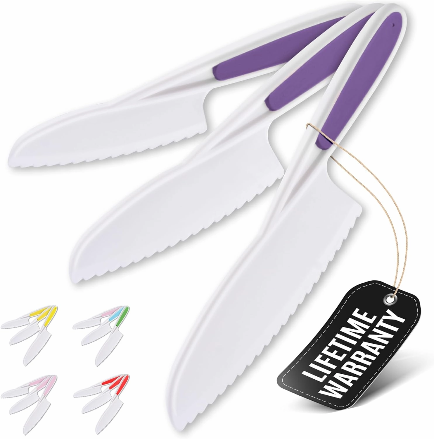 Perfect Starter Knife Set for Little Hands in the Kitchen (3-piece)