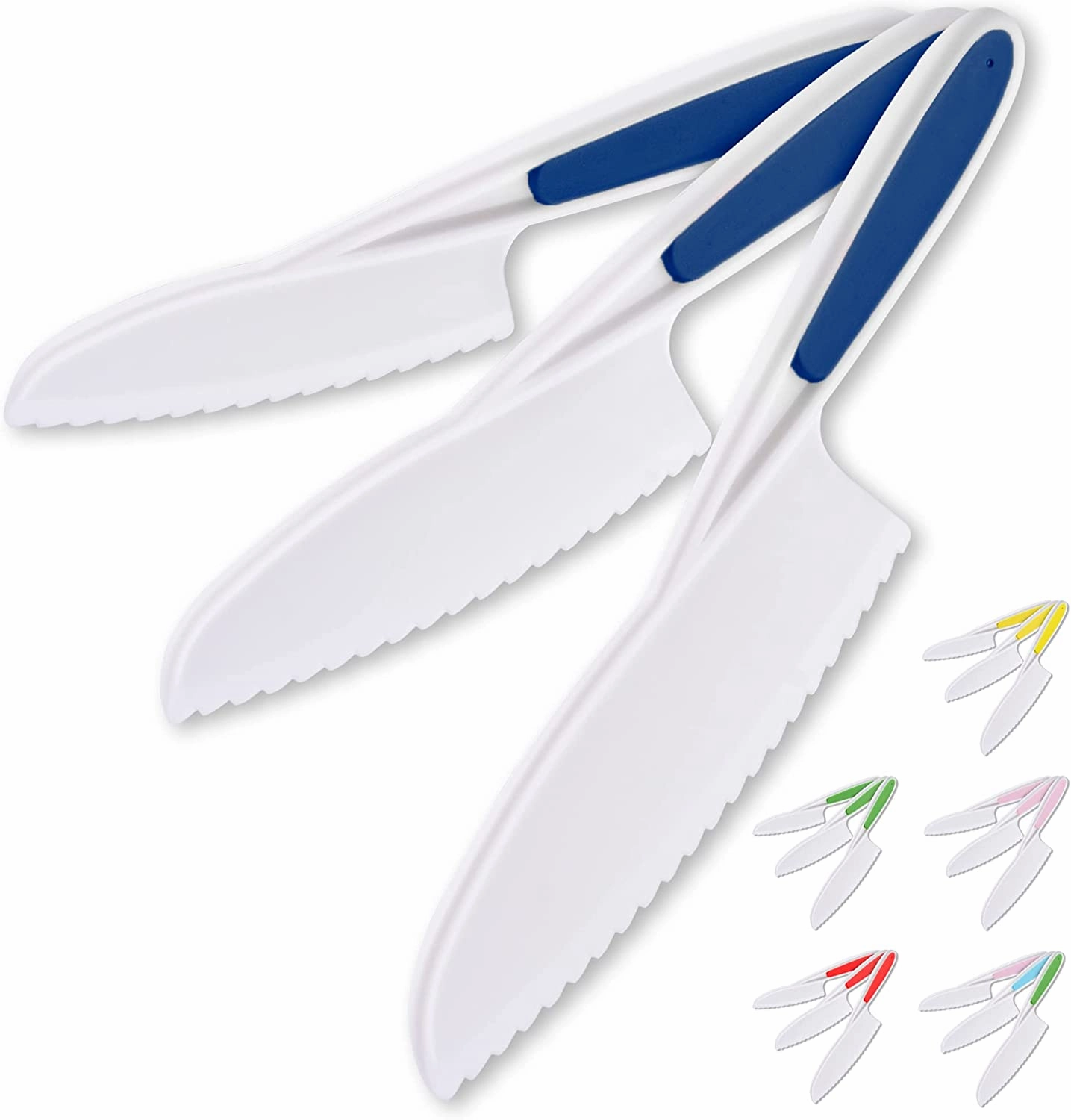 Perfect Starter Knife Set for Little Hands in the Kitchen (3-piece)