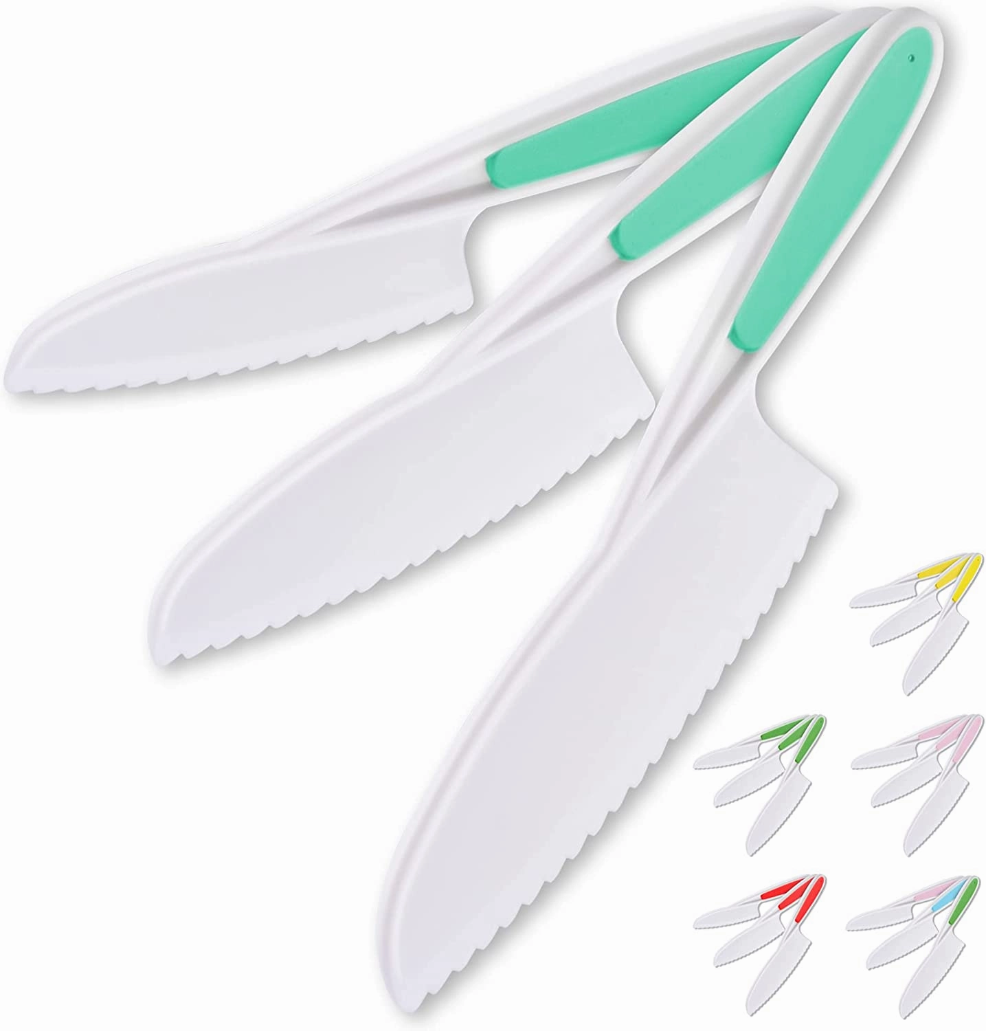 Perfect Starter Knife Set for Little Hands in the Kitchen (3-piece)
